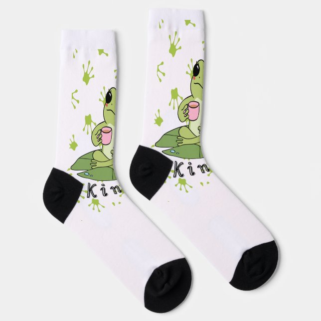 Frosch-Crew Socken (Rechts)