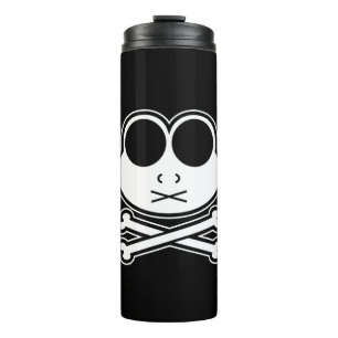 Frosch Cross Bone - Cutout Thermosbecher