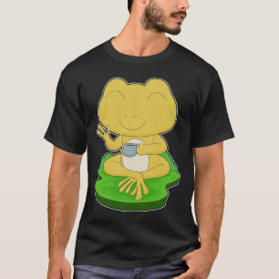 Frosch-Cup-Kaffee T-Shirt