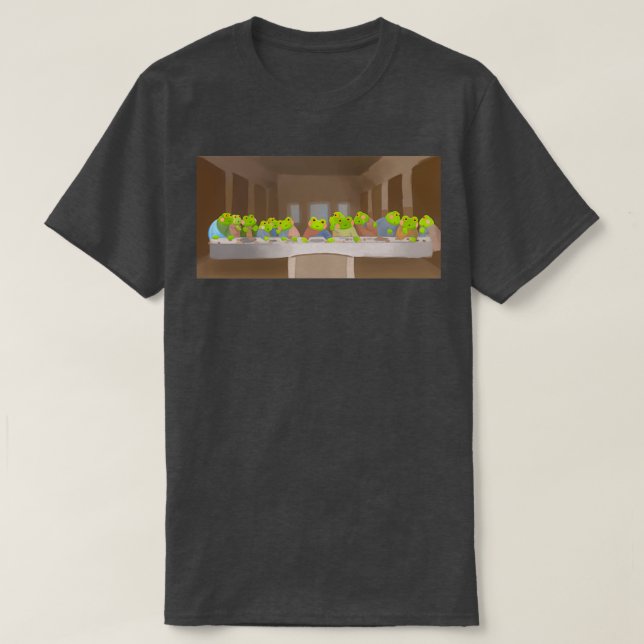 Frosch das letzte Abendessen T-Shirt (Design vorne)