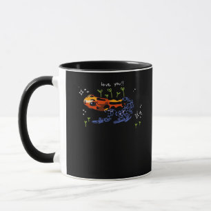 Frosch, der dich liebt, einfacher klassischer Stil Tasse