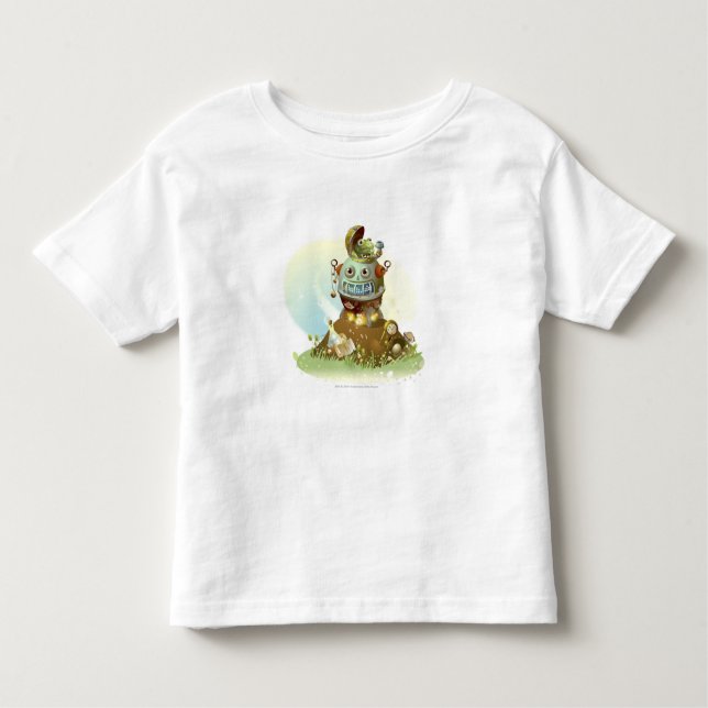 Frosch, der von einem UFO herauskommt Kleinkind T-shirt (Vorderseite)