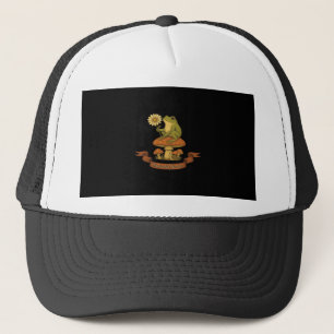 Frosch des Gartens Fairycore Cottagecore Frosch Truckerkappe