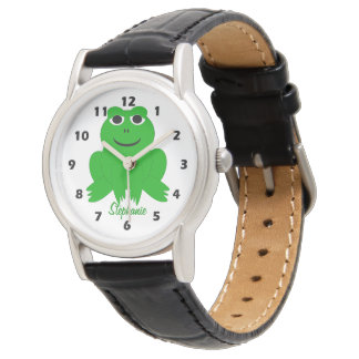 Frosch Design Armbanduhr