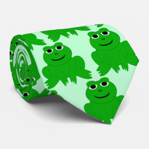 Frosch Design Krawatte