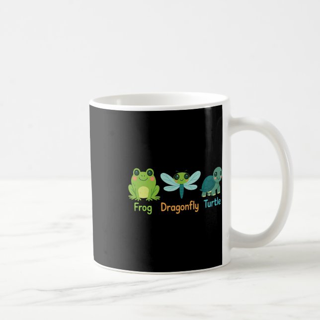 Frosch Dragonfly Schiltle Subtle Kaffeetasse (Rechts)