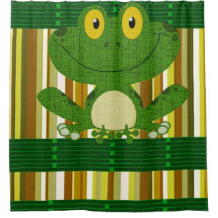 Frosch Duschvorhang