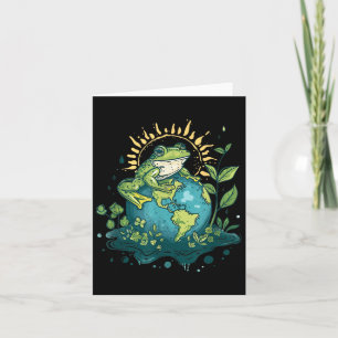 Frosch Earth Day Frosch Earth Day Green Karte
