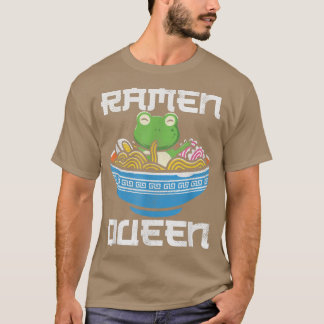 Frosch Eating Ramen Japanisch Noodles T-Shirt