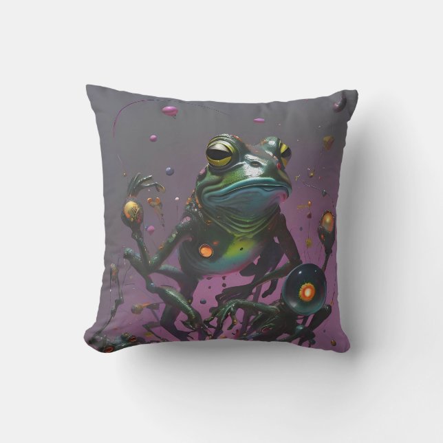 Frosch es alles II  Kissen (Vorderseite)