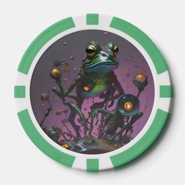 Frosch es alles II  Pokerchips (Vorderseite)