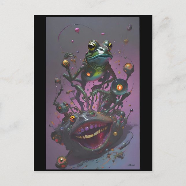 Frosch es alles II  Postkarte (Vorderseite)