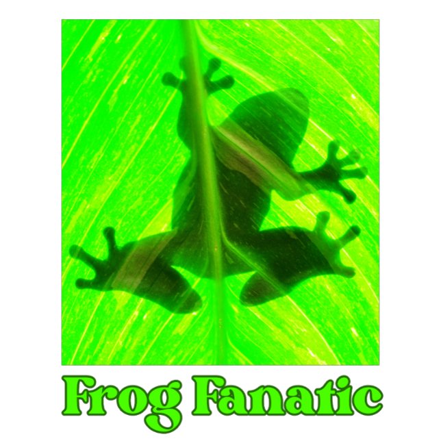 Frosch Fanatic Frog Lovers T-Shirt (Von Creator hochgeladen)