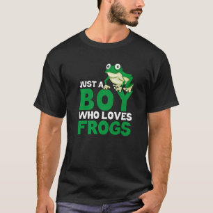 Frosch fängt nur einen Jungen, der Frösche Liebe T-Shirt