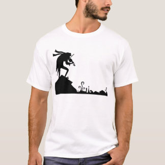 Frosch-Fiedler auf dem Dach T-Shirt
