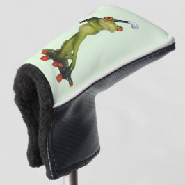 Frosch Figurine Golfer Putter Cover Golf Headcover