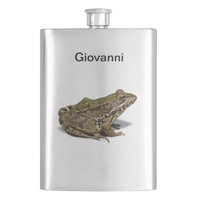 Frosch Flachmann (Vorderseite)