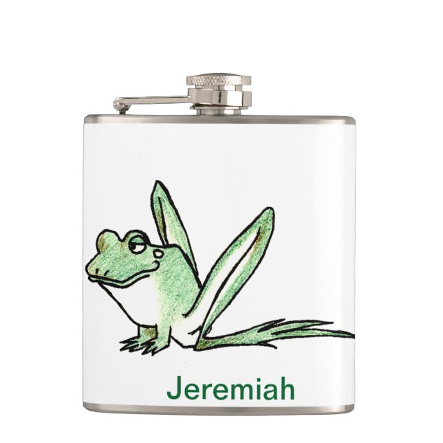 Frosch Flachmann (Vorderseite)