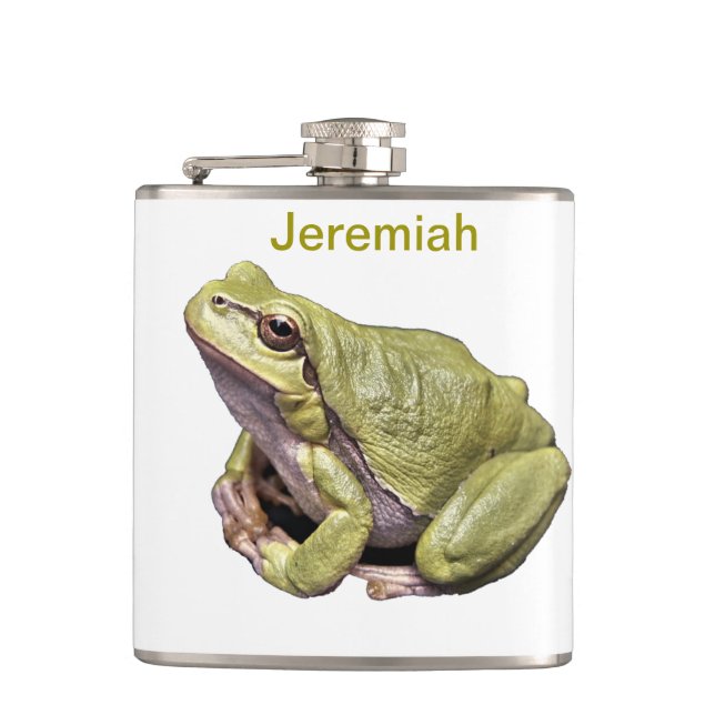 Frosch Flachmann (Vorderseite)