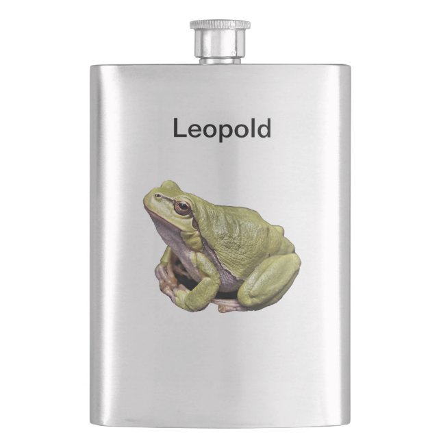 Frosch Flachmann (Vorderseite)