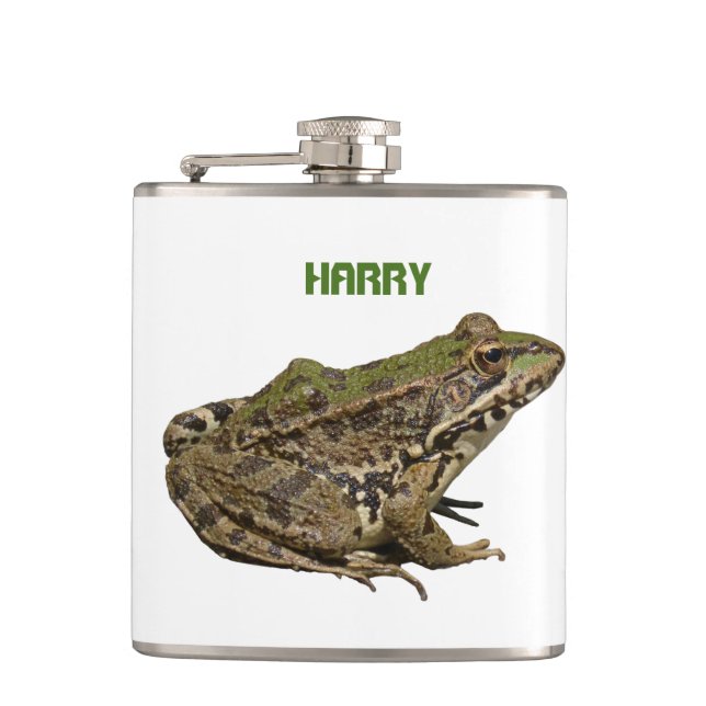 Frosch Flachmann (Vorderseite)
