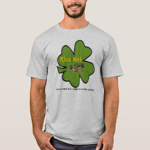 Frosch Foto Prince Green Kleeblatt Personalisiert T-Shirt