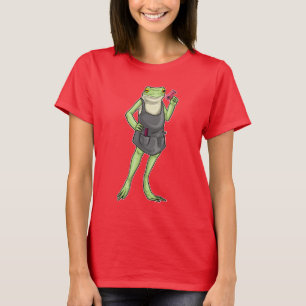 Frosch Friseur Fön T-Shirt