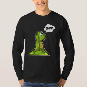 Frosch Frosch Yoga-Übungen Sport Gymnastik Ohm Her T-Shirt