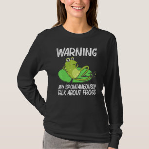 Frosch für Männer Frauen Niedlicher Bullfrog Toad T-Shirt