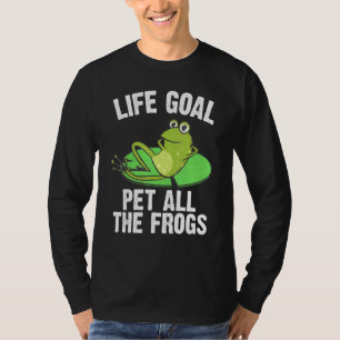 Frosch für Männer Frauen Niedlicher Bullfrog Toad  T-Shirt