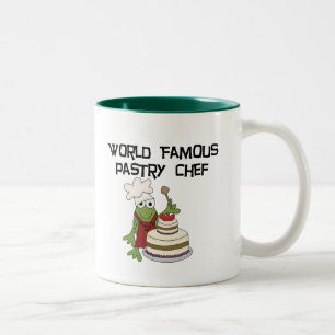 Frosch-Gebäck-Kochs-T-Shirts und Geschenke Zweifarbige Tasse