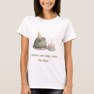 Frosch-Geburtstags-T-Shirt - Ein weiteres Jahr ält T-Shirt