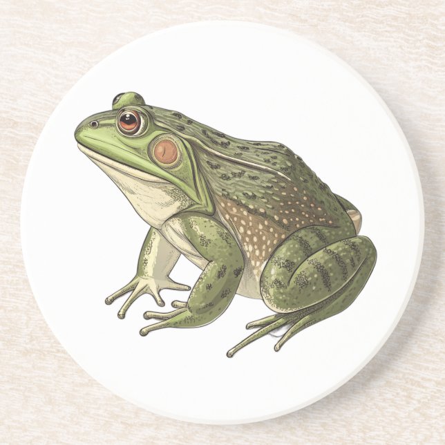 Frosch Getränkeuntersetzer (Vorne)