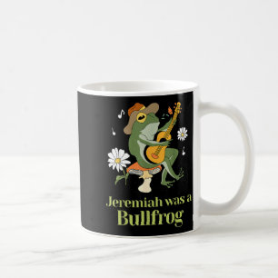 Frosch Gitarre-jeremia war Bullfrog lustiger Spruc Kaffeetasse
