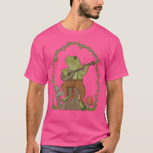 Frosch Gitarre spielen auf Pilz-Cockpitecore Ae T-Shirt