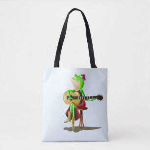 Frosch Gitarrenspielbeutel - Ihre Farbe - Text
