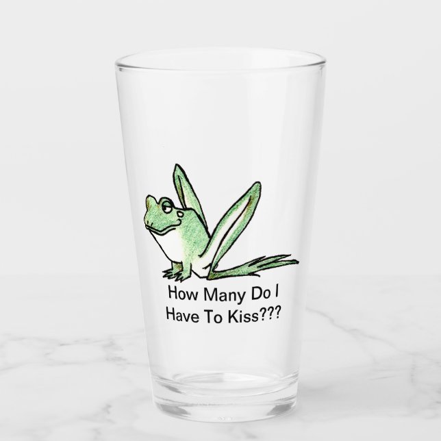 Frosch Glas (Vorderseite)