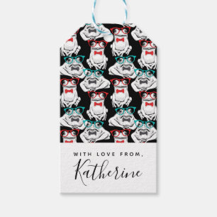 Frosch-Glas-Muster   addieren Ihren Namen Geschenkanhänger