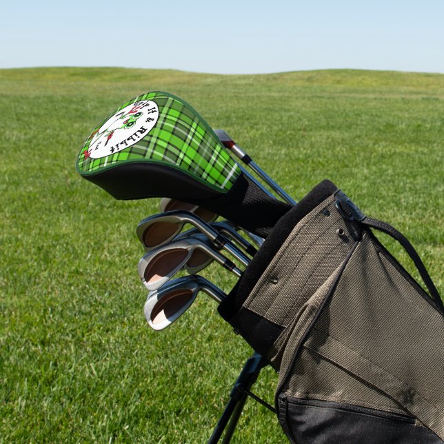 Frosch Golfing Grip It and Ribbit Funny Personalis Golf Headcover (In SItu)