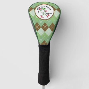 Frosch Golfing Grip It and Ribbit Green Brown Raut Golf Headcover