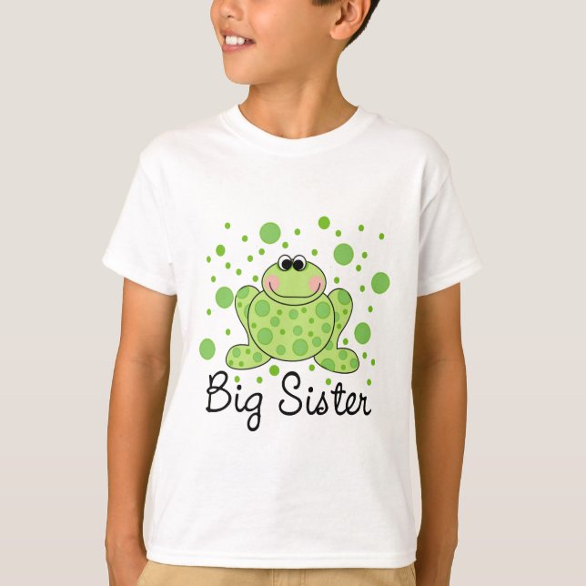 Frosch-große Schwester T-Shirt (Vorderseite)