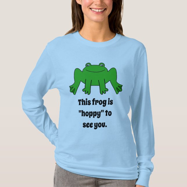 Frosch, grün T-Shirt (Vorderseite)