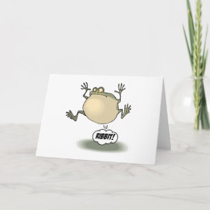 Frosch-Gruß-Karte Karte