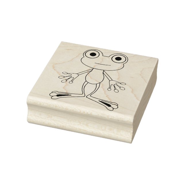 Frosch Gummistempel (Stempel)