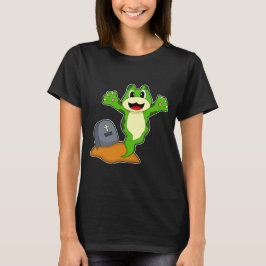Frosch Halloween Grave T-Shirt
