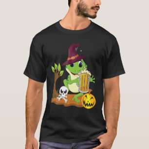 Frosch Halloween Kostümoutfit Pilzcocktail T-Shirt