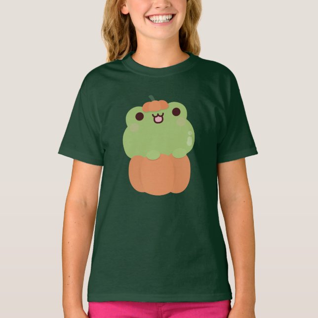 Frosch Halloween T-Shirt (Vorderseite)