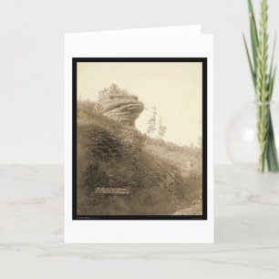 Frosch-Hauptfelsen-Ballast-Bühne-Straße Sd 1890 Karte