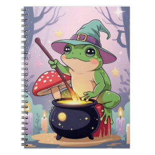 Frosch-Hexen-Journal – Kawaii-Potion-Frosch Notizblock