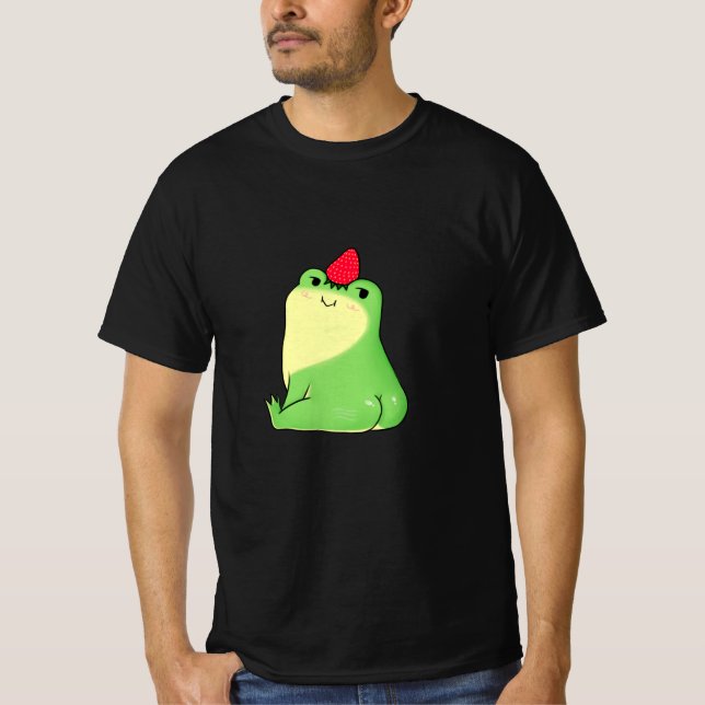 Frosch Hintern Männer T-Shirt (Vorderseite)